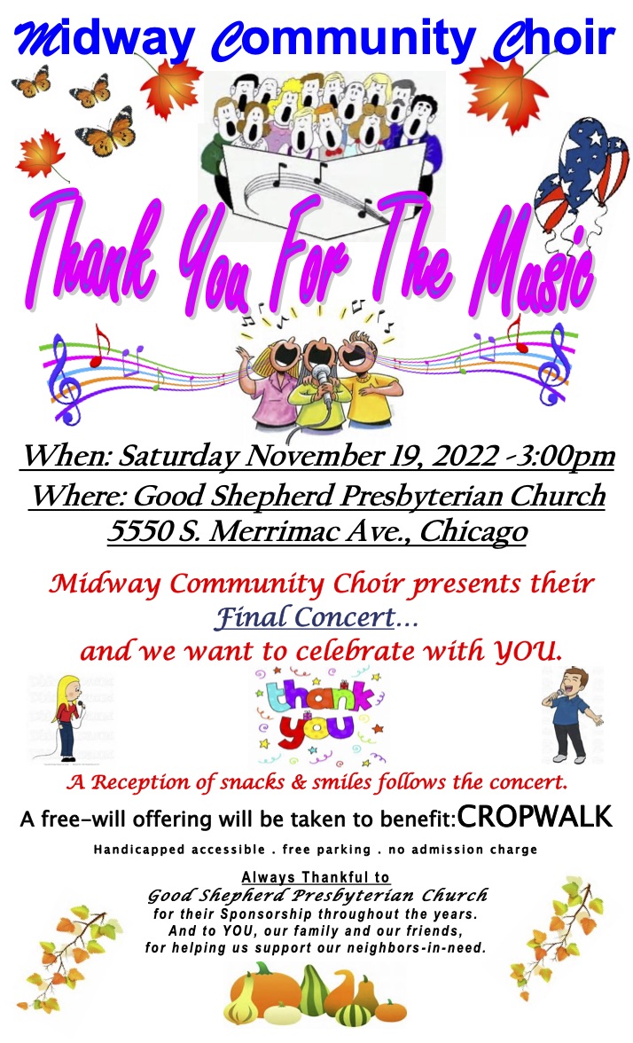 MCC Benefit Concert for Chicago CROP Walk